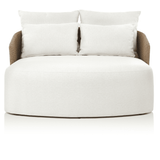 Maven Outdoor Double Chaise, Faux Hyacinth by Four Hands