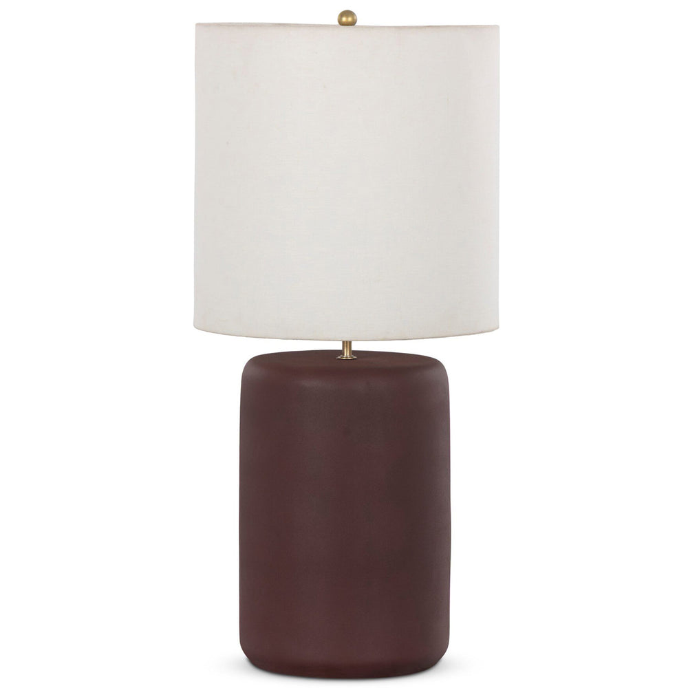 Sadia Table Lamp, Dark Aubergine by Four Hands-Lighting-High Fashion Home
