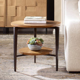Loddon Side Table, Natural-Furniture - Accent Tables-High Fashion Home