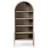 Tolle Bookcase, Rustic White Solid by Four Hands — FRT_1