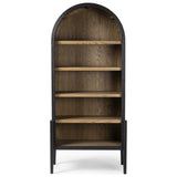Tolle Bookcase, Drifted Matte Black by Four Hands — FRT_1