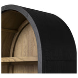 Tolle Bookcase, Drifted Matte Black by Four Hands — DET_1
