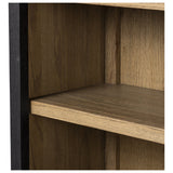 Tolle Bookcase, Drifted Matte Black by Four Hands — DET_1