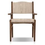 Herrin Outdoor Dining Armchair, Vintage White