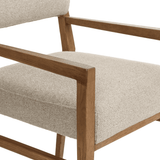 Navid Dining Arm Chair, Weslie Flax