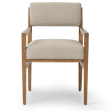 Navid Dining Arm Chair, Weslie Flax