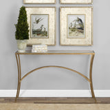 Alayna Console Table, Gold-Furniture - Accent Tables-High Fashion Home