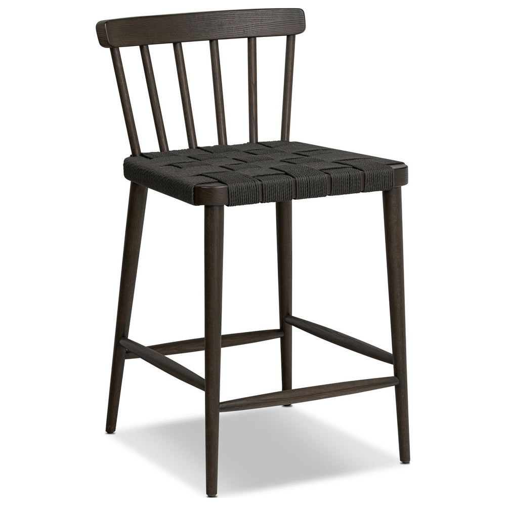 Kershaw Counter Stool, Black Rush by Four Hands — PRM_1