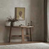 Fara Console Table, Light Brown