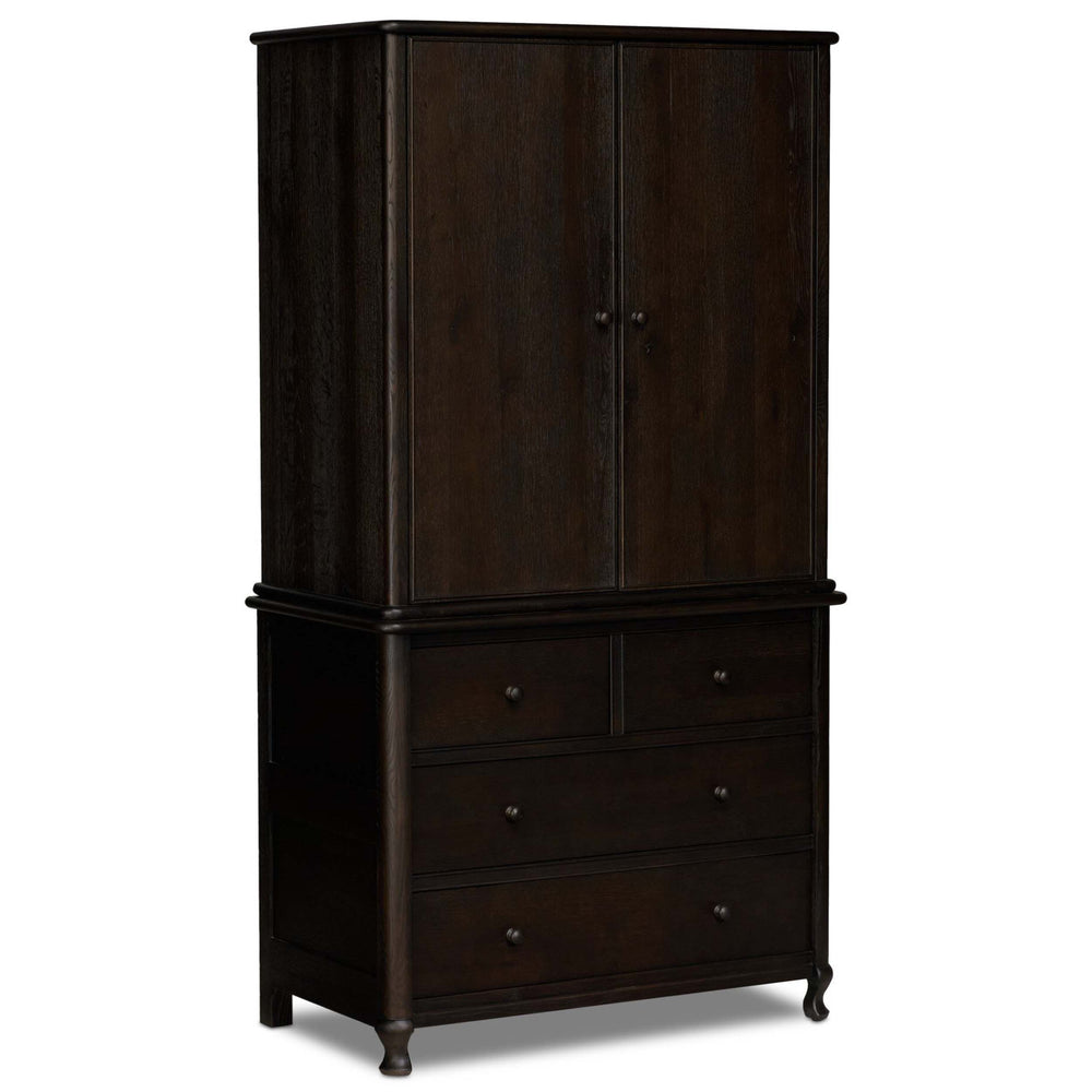 Pika Armoire,. Smoked Black by Four Hands