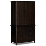Pika Armoire,. Smoked Black by Four Hands