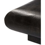 Ambra Outdoor Coffee Table, Distressed Bronze-Furniture - Outdoor-High Fashion Home