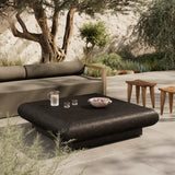 Ambra Outdoor Coffee Table, Distressed Bronze-Furniture - Outdoor-High Fashion Home