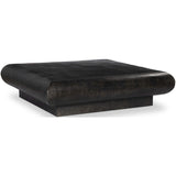 Ambra Outdoor Coffee Table, Distressed Bronze-Furniture - Outdoor-High Fashion Home