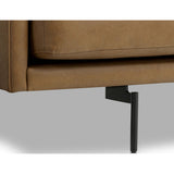 Melle Leather Sofa, Lipari Camel-Furniture - Sofas-High Fashion Home
