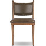 Bella Leather Dining Chair, Dulane Moss, Set of 2 by Amber Lewis x Four Hands