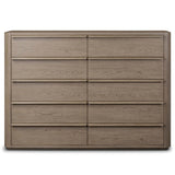 Primrose 10 Drawer Dresser, Natural Flat Oak by Four Hands