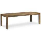 Noeline Double Extension Dining Table, Resawn Worn Oak-Furniture - Dining-High Fashion Home
