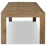 Noeline Double Extension Dining Table, Resawn Worn Oak-Furniture - Dining-High Fashion Home