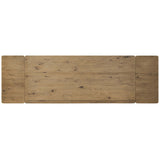 Noeline Double Extension Dining Table, Resawn Worn Oak-Furniture - Dining-High Fashion Home