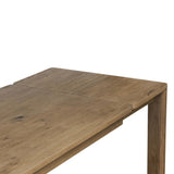 Noeline Double Extension Dining Table, Resawn Worn Oak-Furniture - Dining-High Fashion Home