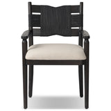 Tova Dining Armchair, Bergamo Parchment by Amber Lewis x Four Hands — FRT_1