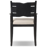 Tova Dining Armchair, Bergamo Parchment by Amber Lewis x Four Hands — BCK_1
