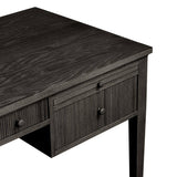 Bush Desk, Distressed Black by Amber Lewis x Four Hands