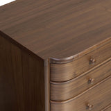 Agatha Nightstand, Dark Brown by Amber Lewis x Four Hands-Furniture - Bedroom-High Fashion Home