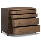Agatha Nightstand, Dark Brown by Amber Lewis x Four Hands-Furniture - Bedroom-High Fashion Home