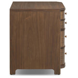 Agatha Nightstand, Dark Brown by Amber Lewis x Four Hands-Furniture - Bedroom-High Fashion Home