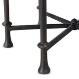 Leblanc Outdoor Dining Table, Distressed Bronze by Amber Lewis x Four Hands