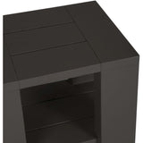 Roca Outdoor Metal End Table, Bronze-Furniture - Outdoor-High Fashion Home
