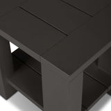 Roca Outdoor Metal End Table, Bronze-Furniture - Outdoor-High Fashion Home
