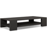 Roca Outdoor Metal Coffee Table, Bronze-Furniture - Outdoor-High Fashion Home