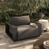 Branford Outdoor Chair, Arashi Graphite by Four Hands