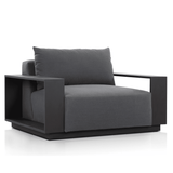 Branford Outdoor Chair, Arashi Graphite by Four Hands