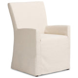 Vista Slipcovered Dining Armchair, Savile Flax by Four Hands — PRM_1