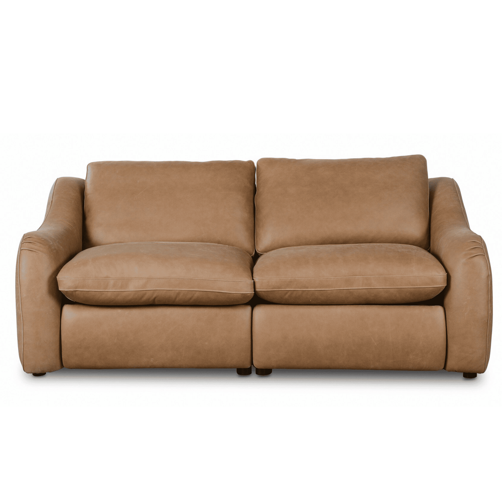 Crawford  2 Piece Leather Power Recliner Sofa, Palermo Drift