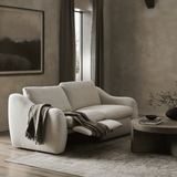 Crawford 2 Piece Power Recliner Sofa, Antigo Natural-Furniture - Sofas-High Fashion Home