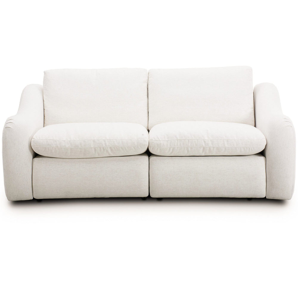 Crawford 2 Piece Power Recliner Sofa, Nomad Snow by Four Hands-Furniture - Sofas-High Fashion Home