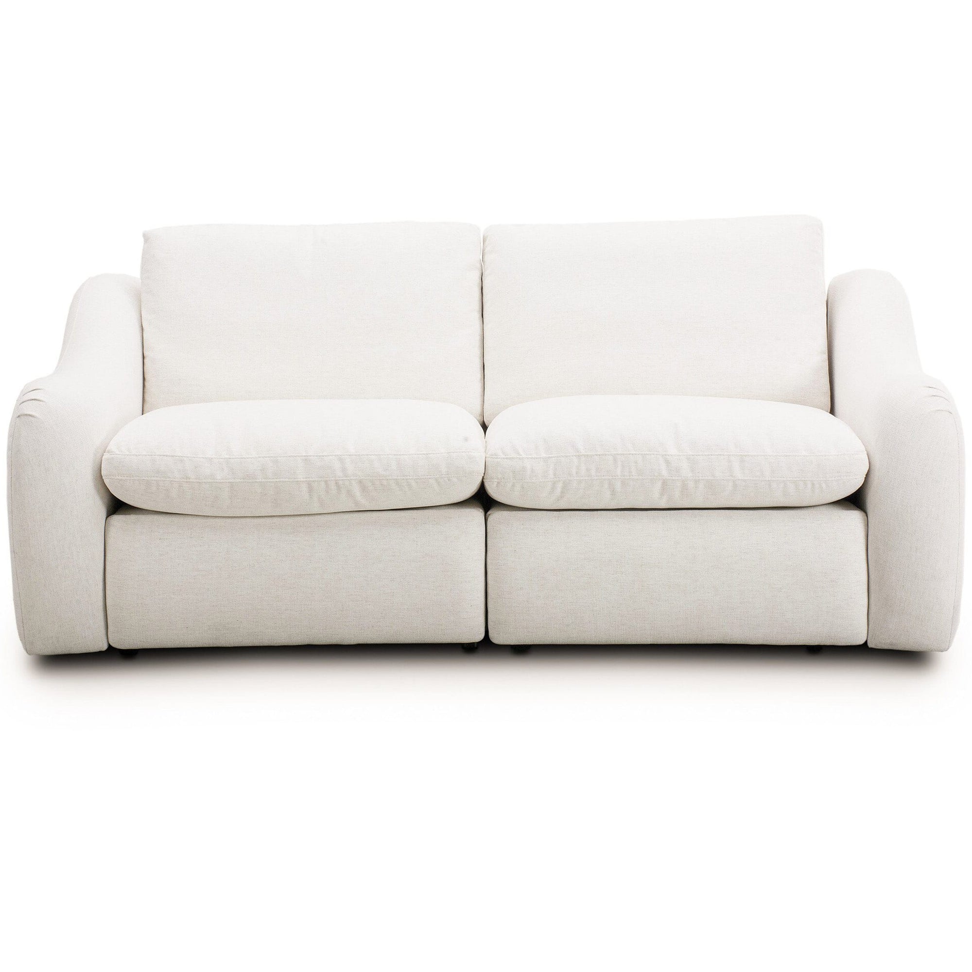 Crawford 2 Piece Power Recliner Sofa, Nomad Snow by Four Hands