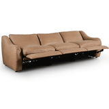 Crawford 3 Piece Leather Power Recliner Sofa, Palermo Drift-Furniture - Sofas-High Fashion Home