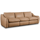 Crawford 3 Piece Leather Power Recliner Sofa, Palermo Drift-Furniture - Sofas-High Fashion Home