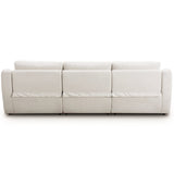 Crawford 3 Piece Power Recliner Sofa, Nomad Snow by Four Hands-Furniture - Sofas-High Fashion Home