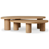 Joji Nesting Coffee Tables, Natural by Four Hands