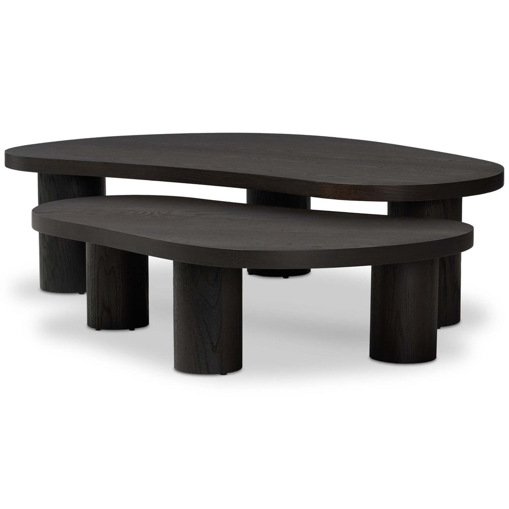 Joji Nesting Coffee Tables, Aged Black by Four Hands