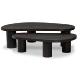 Joji Nesting Coffee Tables, Aged Black by Four Hands