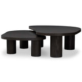 Joji Nesting Coffee Tables, Aged Black by Four Hands