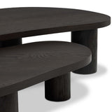 Joji Nesting Coffee Tables, Aged Black by Four Hands